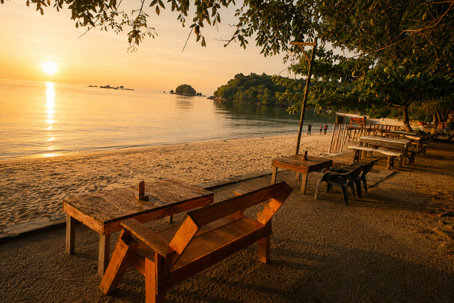 Sudut Santai Pantai Pelawann